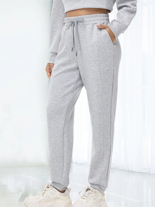 Jogger Pants with Pockets Workout Sweatpants Athletic Track Golf High Waisted
