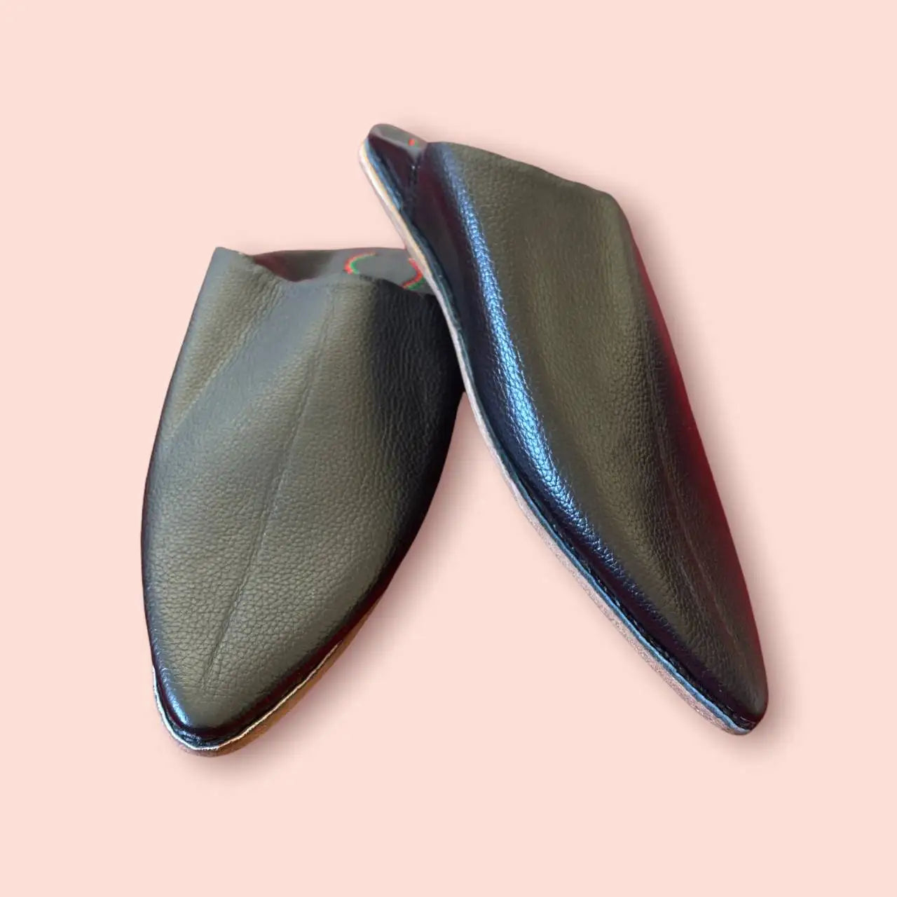Moroccan Big Size Traditional Handmade Leather Babouche Slippers | High Quality House shoes
