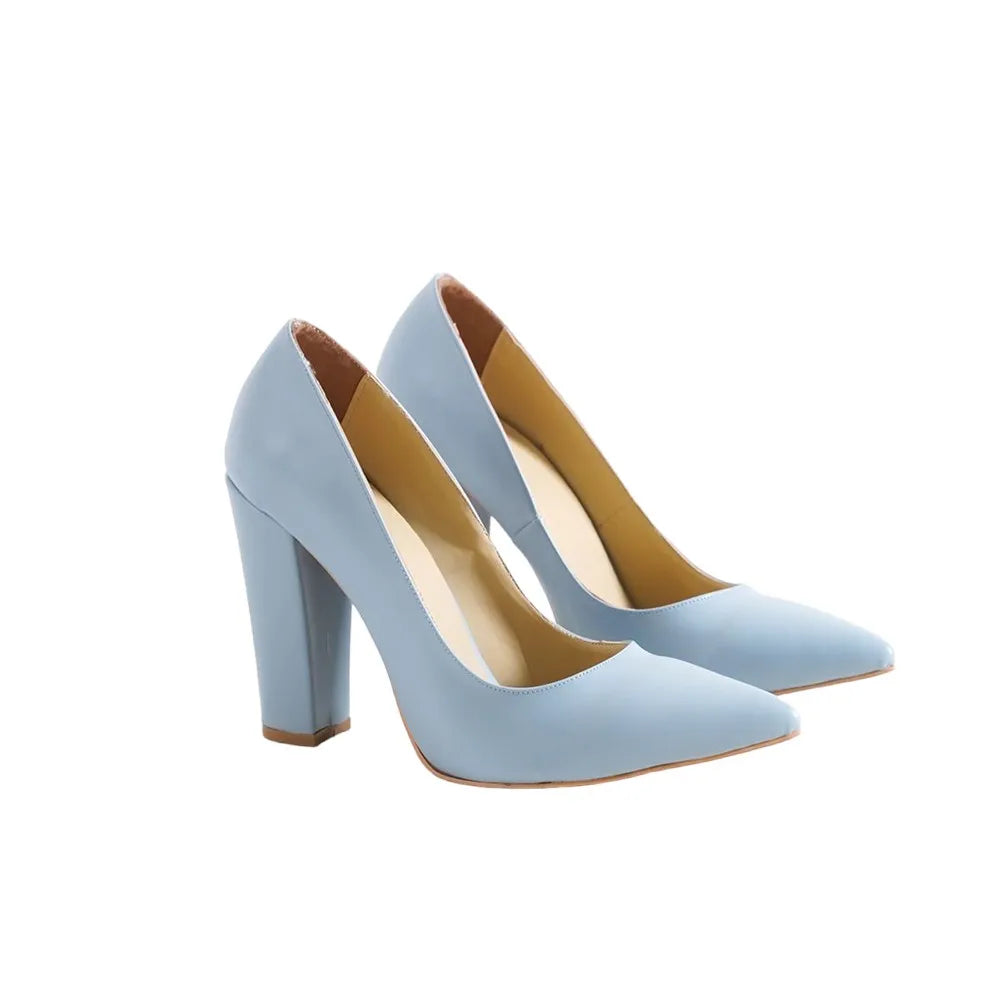 Big Size 34-45 Thick Heel Women Shoes Chunky Heel for Women Fashion Ladies Block Heel