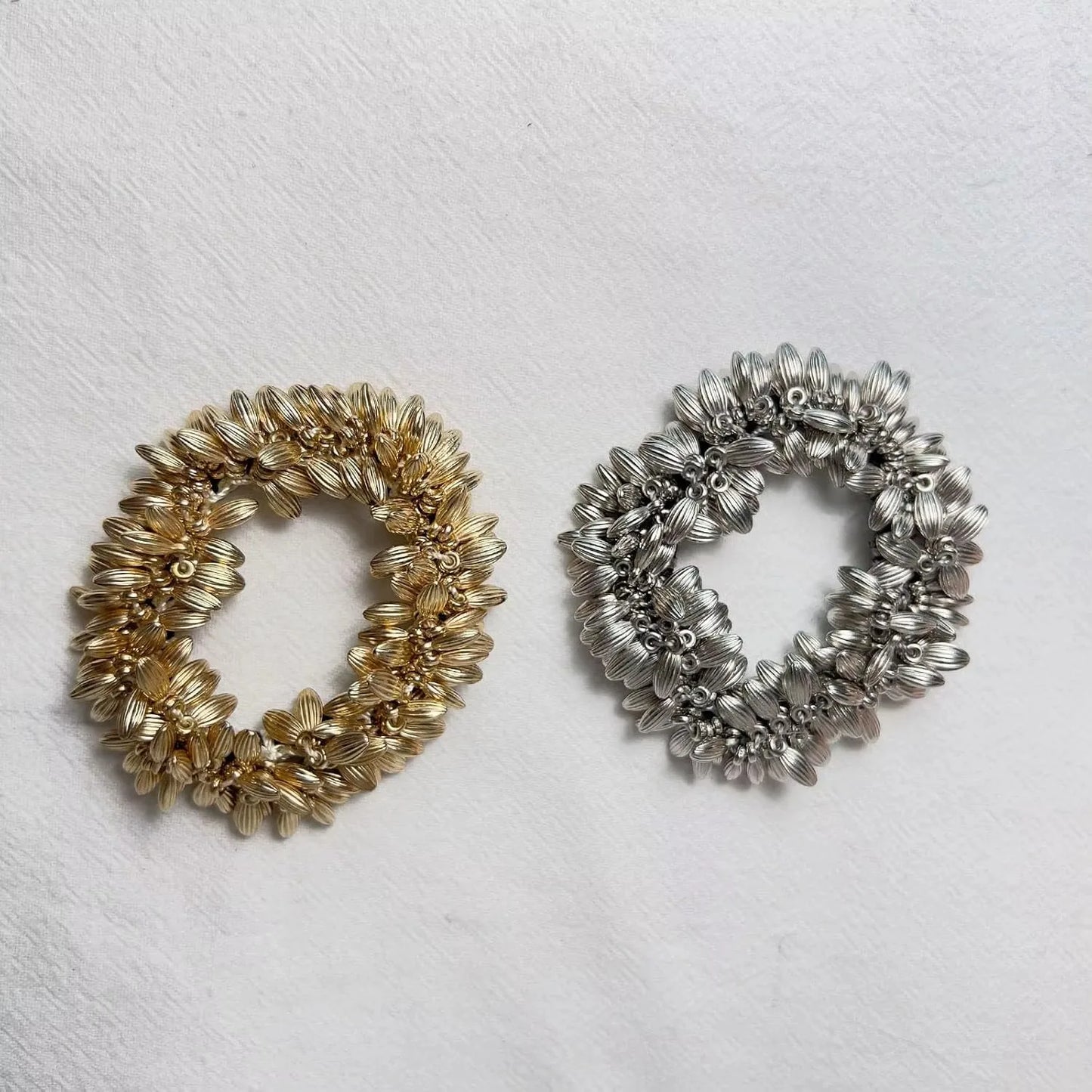2 Pcs Wheat Hair Ties Boho Hair Tie