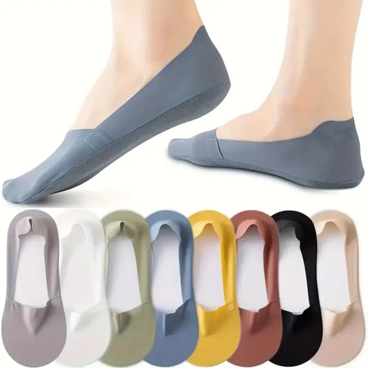 No Show Socks  5-8 Pairs Low Cut Liner Non Slip Socks  Footies Invisible Socks