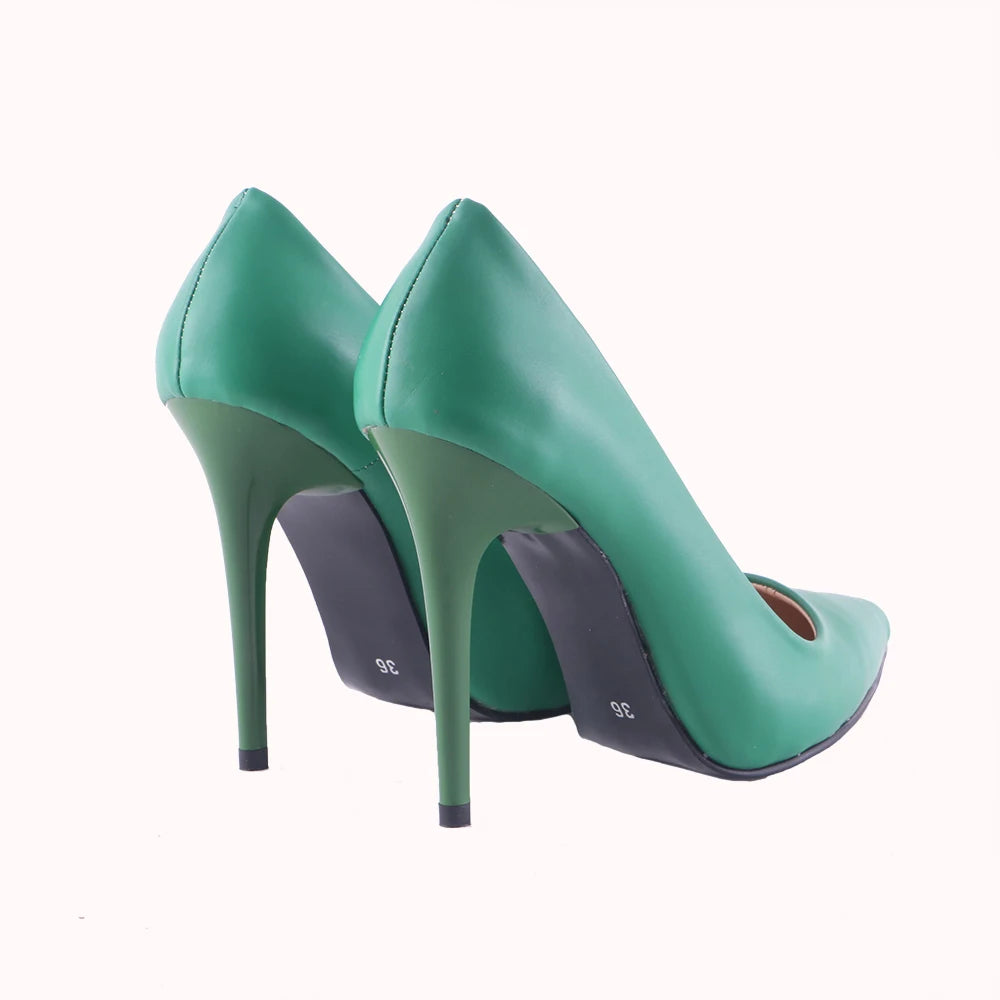 Colorful Big Size 33-45 Thin High Heel Stiletto Women Ladies Pumps Dress Shoes