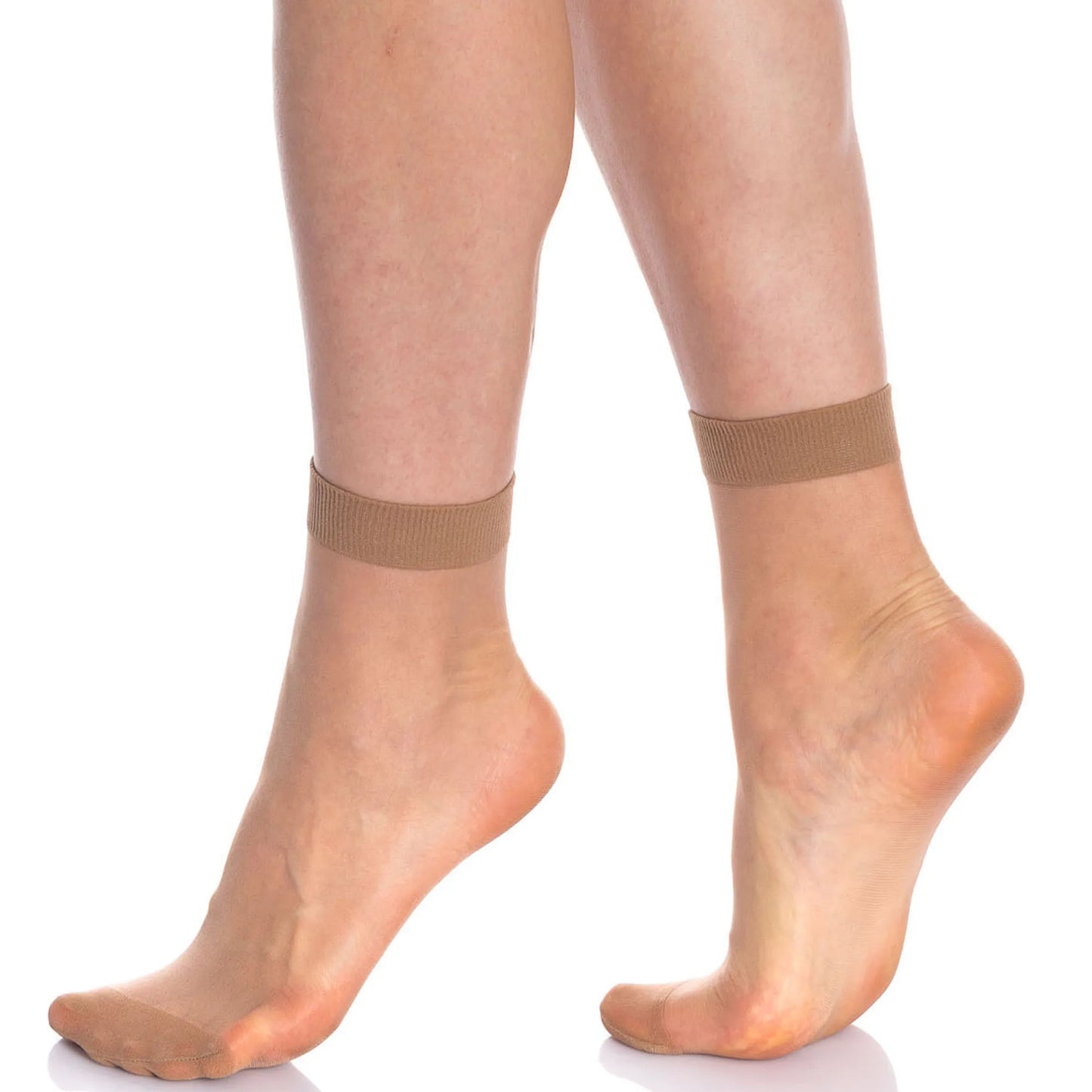 Sheer Ankle Socks for Women 10 Pairs