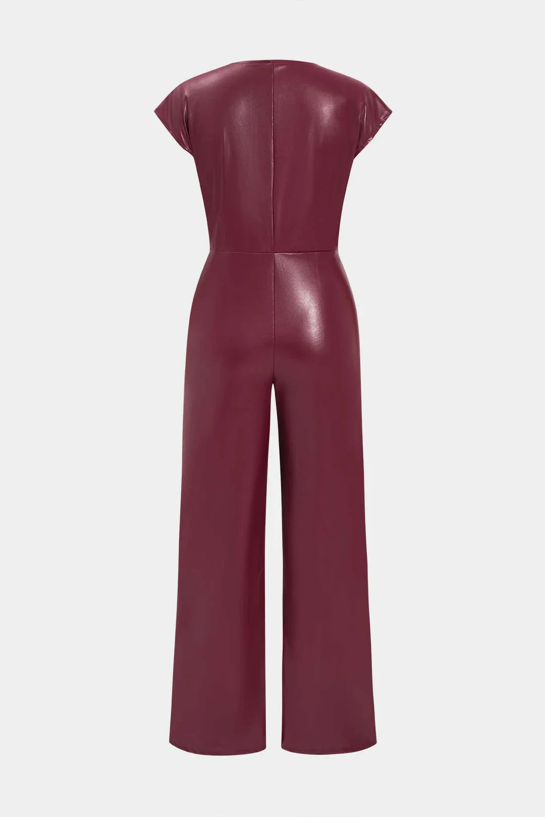 Women's Slim Fit Jumpsuit - Short Sleeve Sexy Button Front with Pockets, Casual Streetwear Outfit