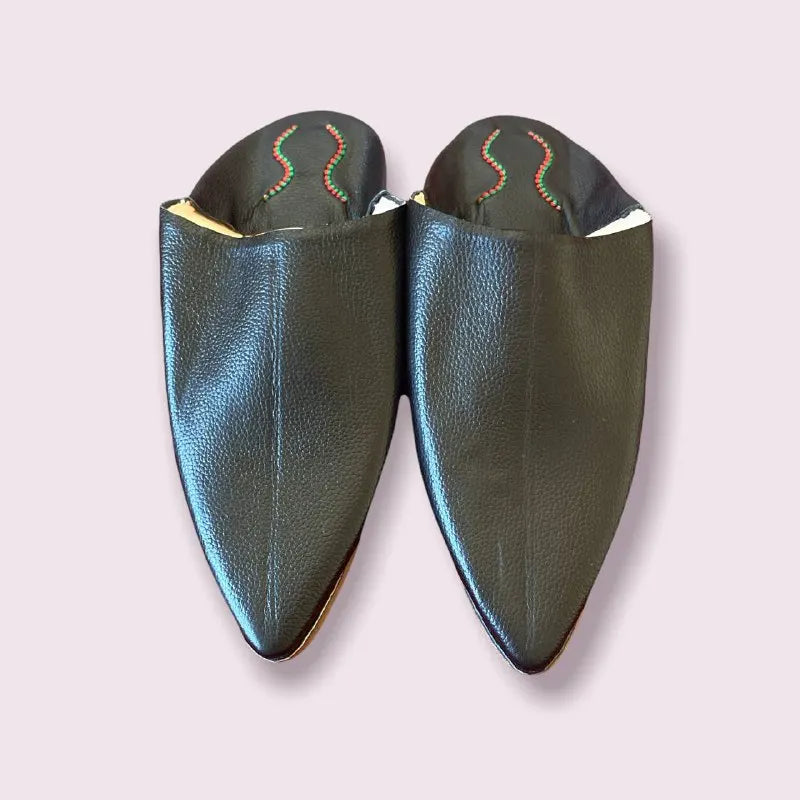 Moroccan Big Size Traditional Handmade Leather Babouche Slippers | High Quality House shoes