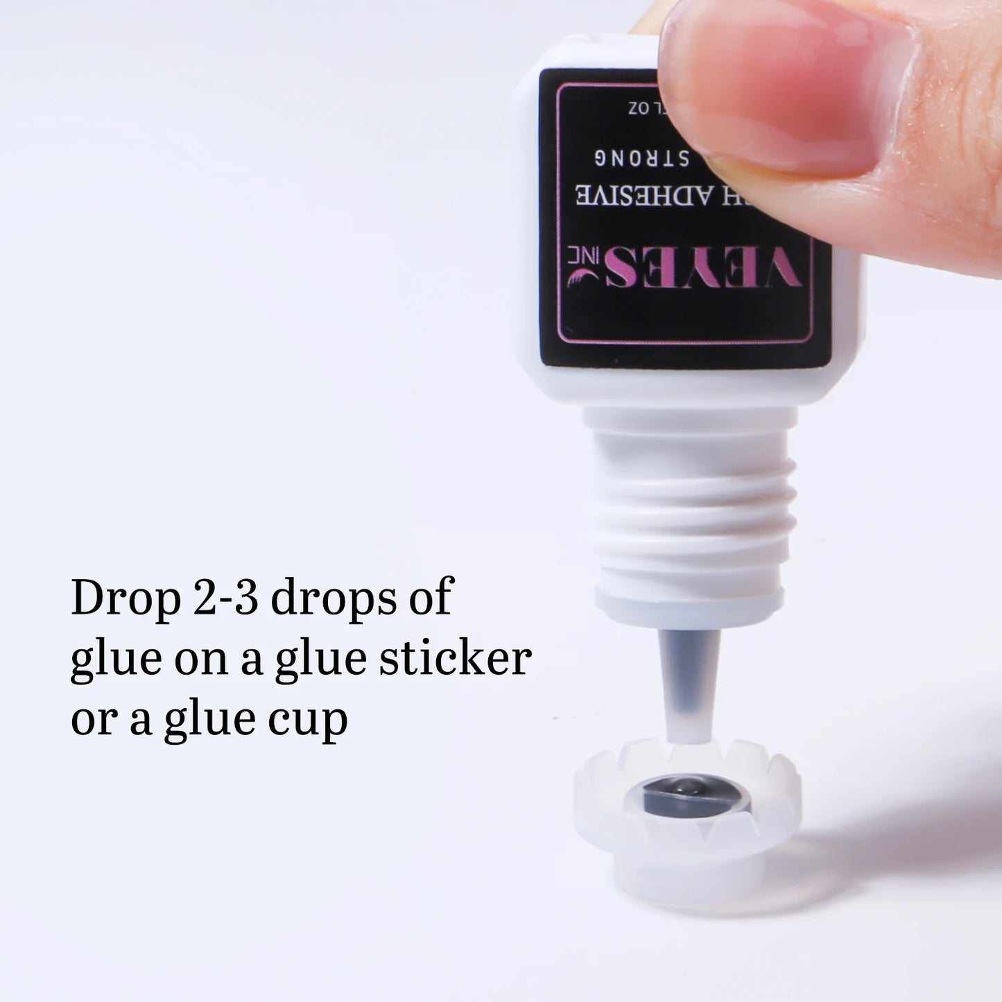 5ml Eyelash Extensions Glue  0.5 Second Fast Drying Strong Lash Adhesive 7 Weeks Retention