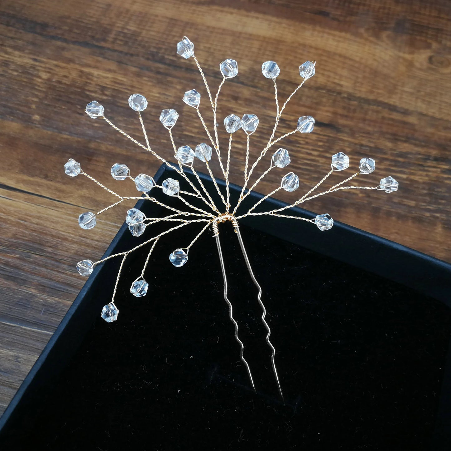 Women U-shaped Pin Metal Barrette Clip Hairpins Simulated Pearl Hair Accessories Hairstyle Design Tools