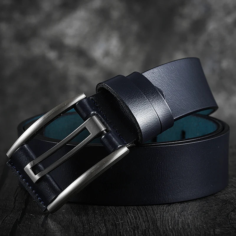 Genuine Leather Belt High Quality  Vintage  90-125CM