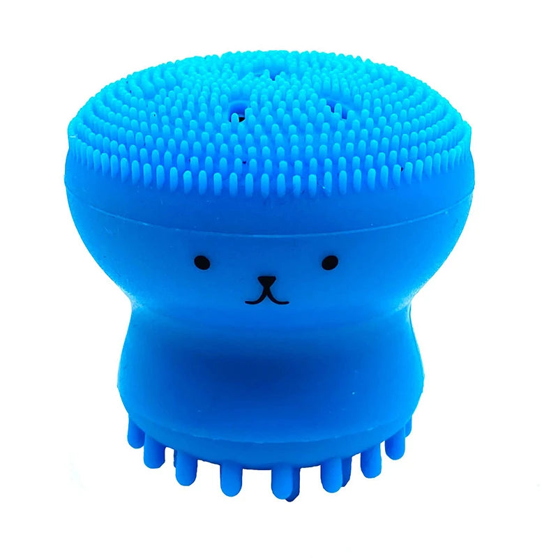 Octopus Shape Silicone Face Cleansing Brush Face Washing Product Pore Cleaner Exfoliator Face Brush Washing face Brush Skin Care