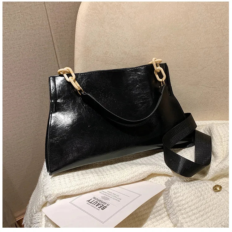 Designer Handbags Women Shoulder Bag Soft Synthetic Leather Crossbody Large Capacity Fashion Female Underarm Bags