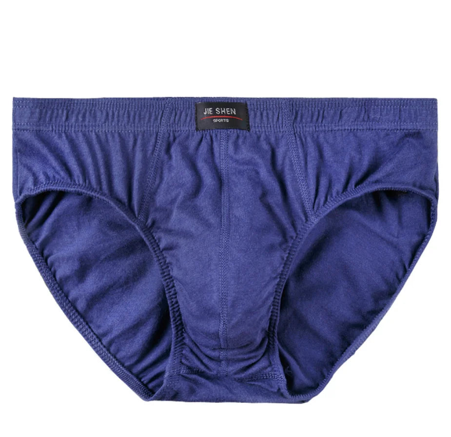 100% Cotton Briefs Mens Comfortable Underpants Man Underwear M/L/XL/2XL/3XL/4XL/5XL 5pcs/Lot