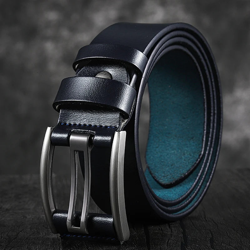 Genuine Leather Belt High Quality  Vintage  90-125CM