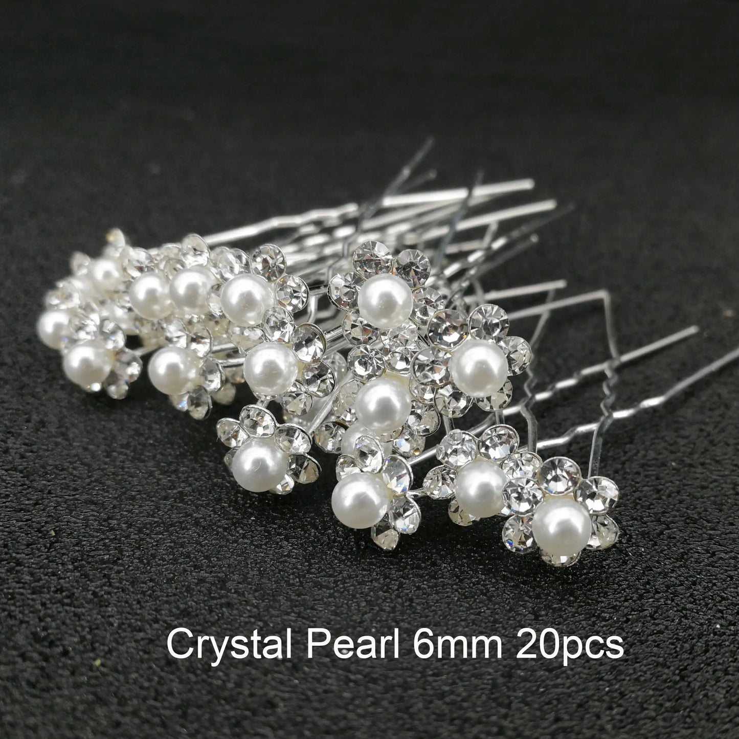 Women U-shaped Pin Metal Barrette Clip Hairpins Simulated Pearl Hair Accessories Hairstyle Design Tools
