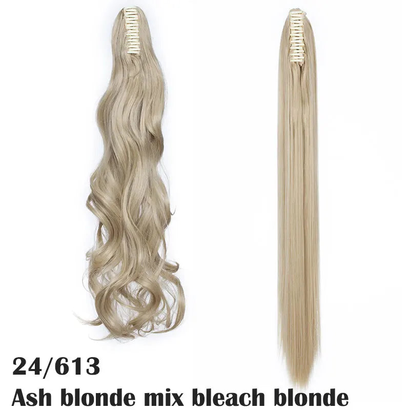 Claw Clip On Ponytail Hair Extension Synthetic Ponytail Extension Hair