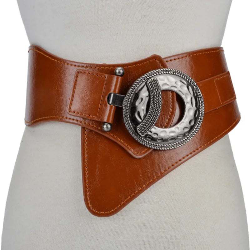 Hot Fashion Women Wide Waist Elastic Stretch Belt  Belts For Women