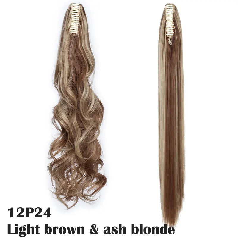 Claw Clip On Ponytail Hair Extension Synthetic Ponytail Extension Hair