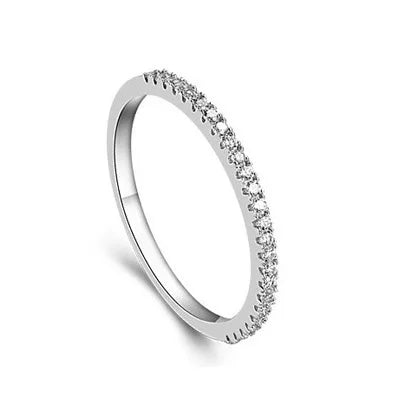 Rose Gold Color Cubic Zirconia Ring