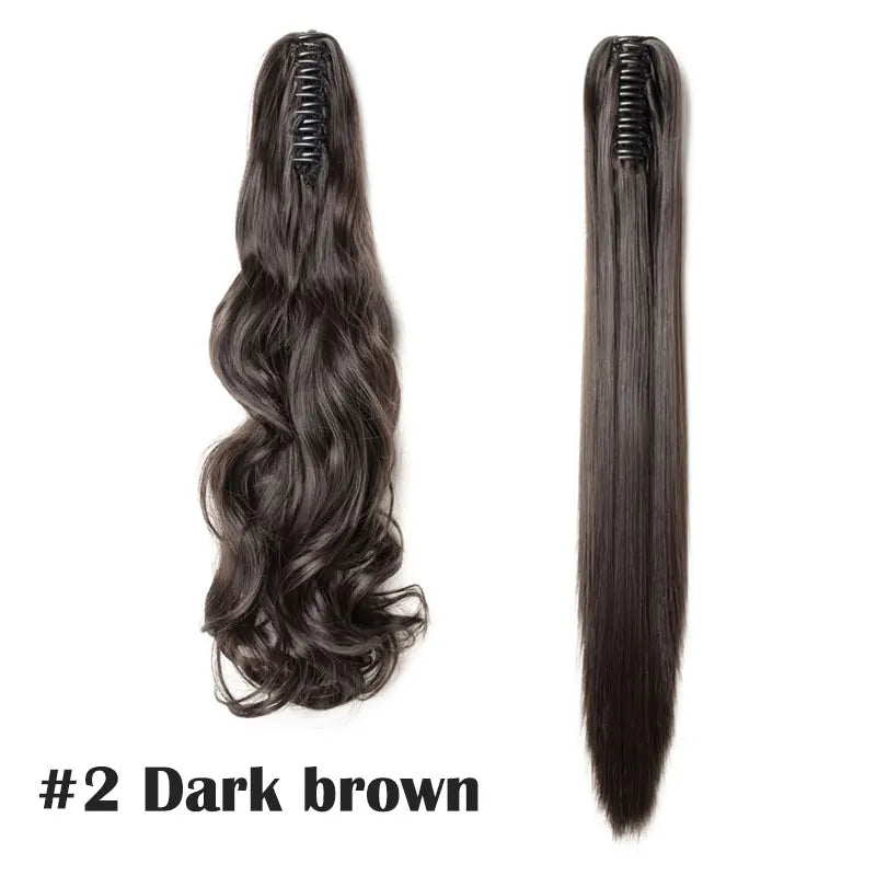 Claw Clip On Ponytail Hair Extension Synthetic Ponytail Extension Hair