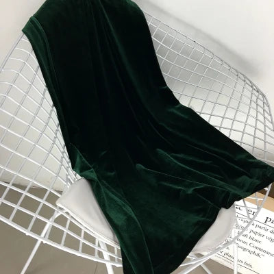 Velvet Maxi Skirt, High Waist, Long, Maxi, Straight