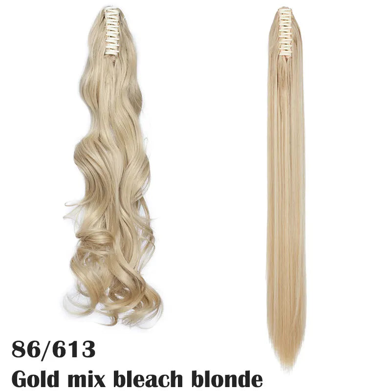 Claw Clip On Ponytail Hair Extension Synthetic Ponytail Extension Hair
