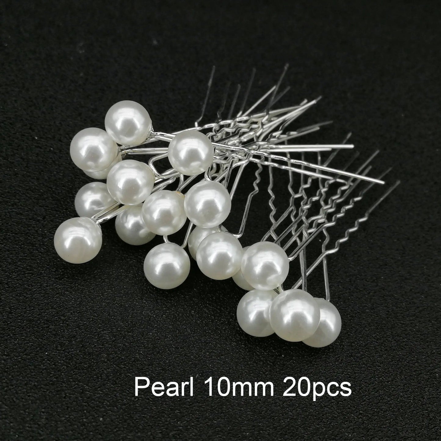 Women U-shaped Pin Metal Barrette Clip Hairpins Simulated Pearl Hair Accessories Hairstyle Design Tools