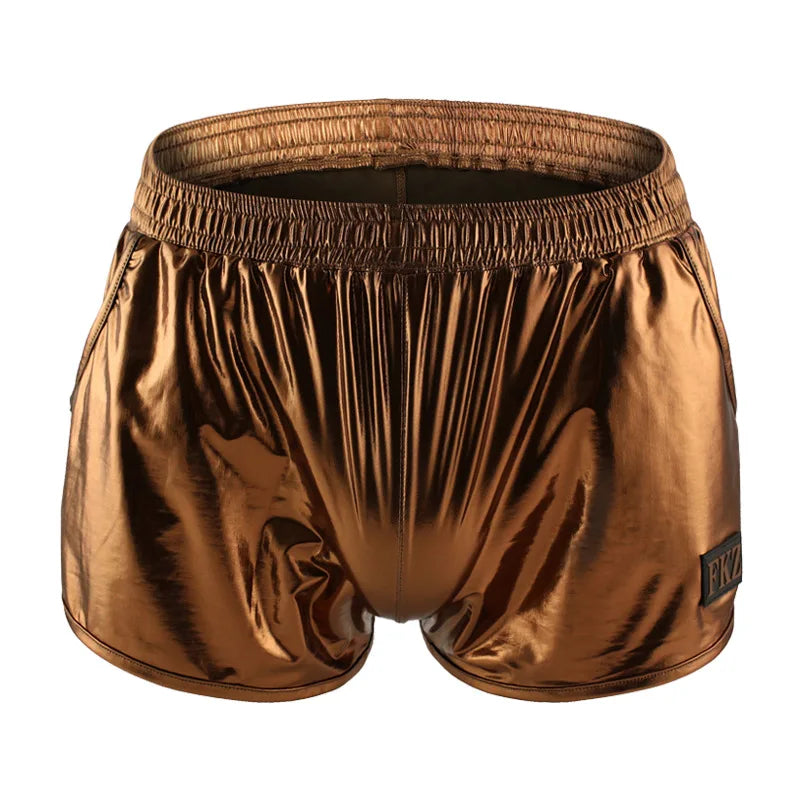 Men (or women) Casual Shorts Bling Bronzing Pocket Summer Boxer shorts Sports Jogging Fitness