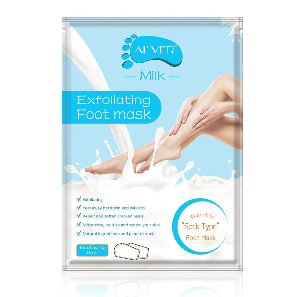 1 Pair Exfoliating Moisture Feet Mask Pedicure Peel Off Dead Skin Remover Foot Care