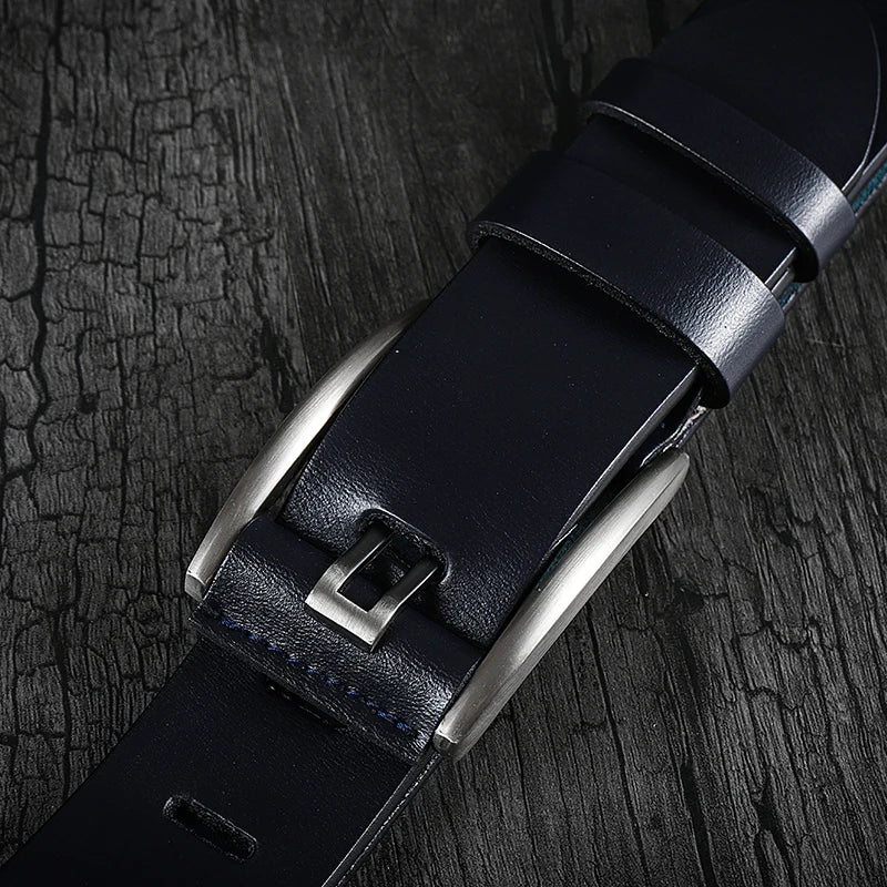 Genuine Leather Belt High Quality  Vintage  90-125CM
