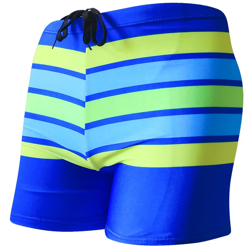 Multi Prints Men Elastic Swimming Trunk Swimwear Beach Swim Sport Short Briefs Surfing Summer Swimsuit Boxer Shorts Bathing Suit