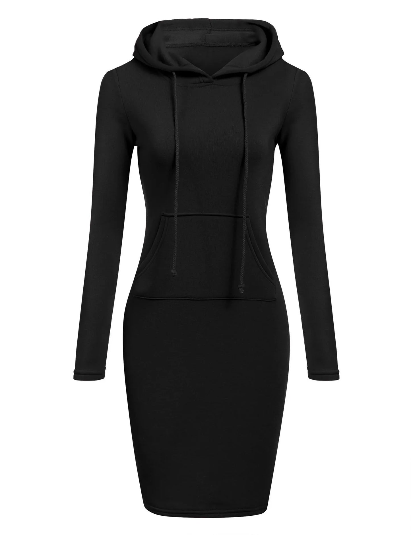 Ladies Dress Autumn Women's Hooded Dresses Hoodies Women's Sweatshirts Women's Hoodies Dress Tops