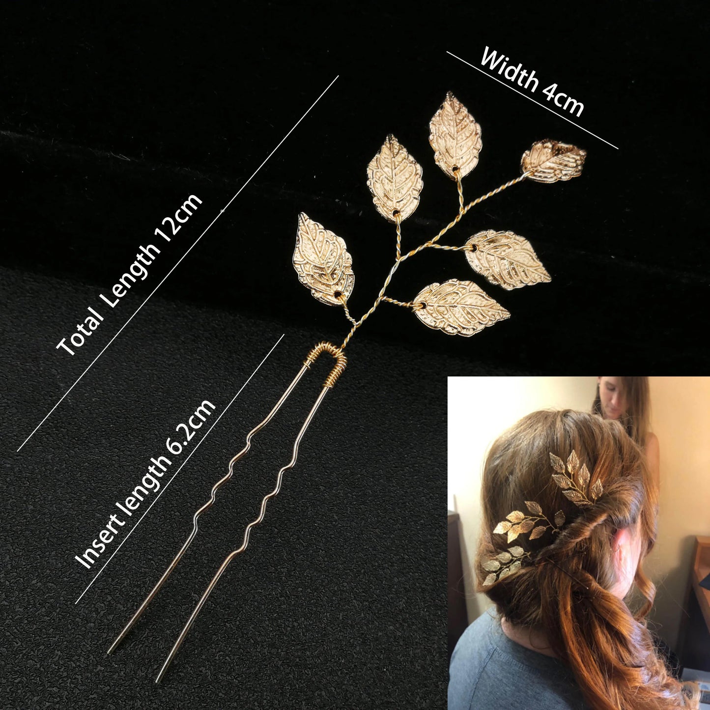 Women U-shaped Pin Metal Barrette Clip Hairpins Simulated Pearl Hair Accessories Hairstyle Design Tools