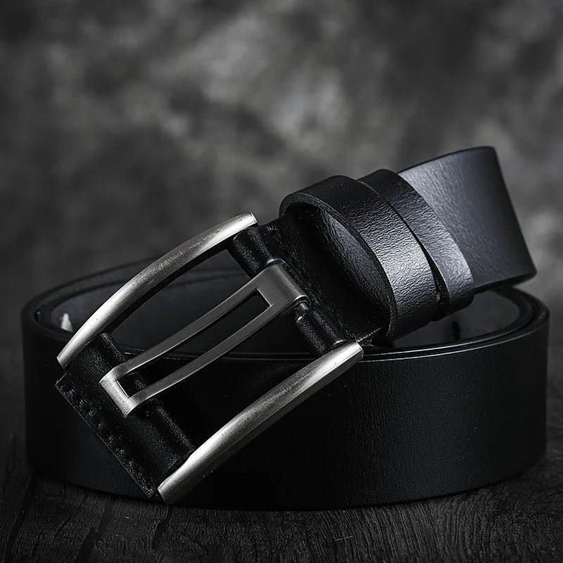 Genuine Leather Belt High Quality  Vintage  90-125CM