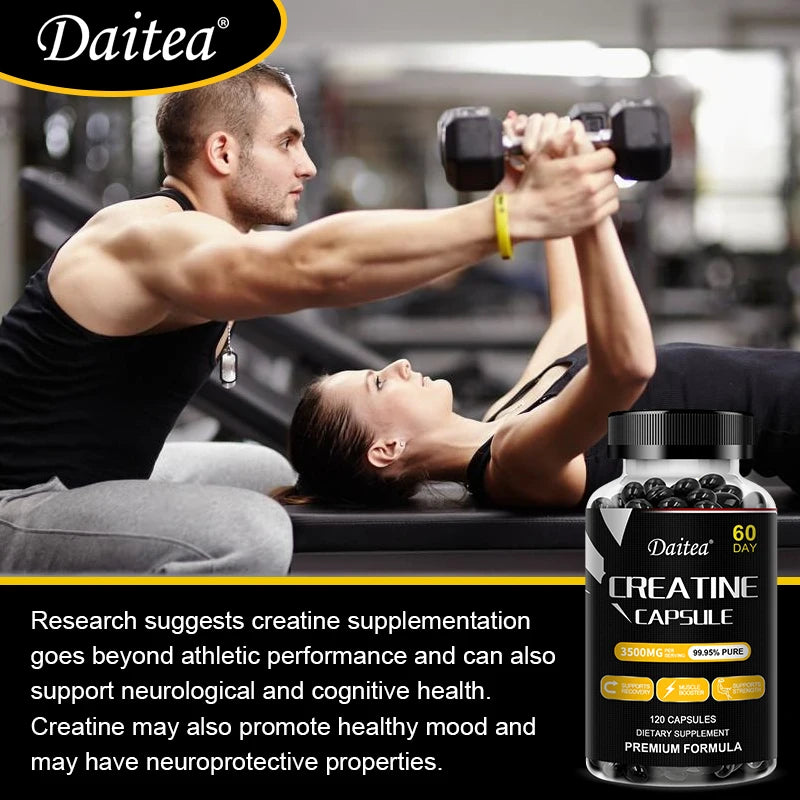 Muscle Mass Supplement - Capsules / Muscle Growth, Natural Performance and Endurance