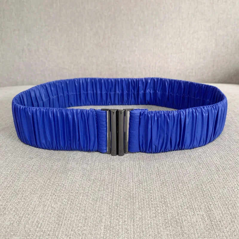 Elastic Waist Belt Cinch Stretch Waistband Buckle
