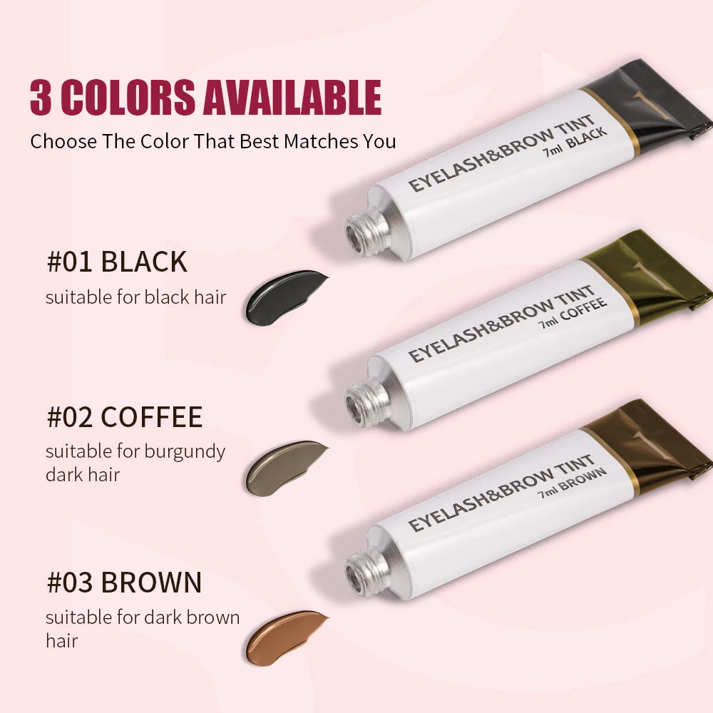 Eyelash Eyebrow Dye Tint Kit Brow Enhancer Mascara Lift Tinting Tattoo Eye Makeup Tools