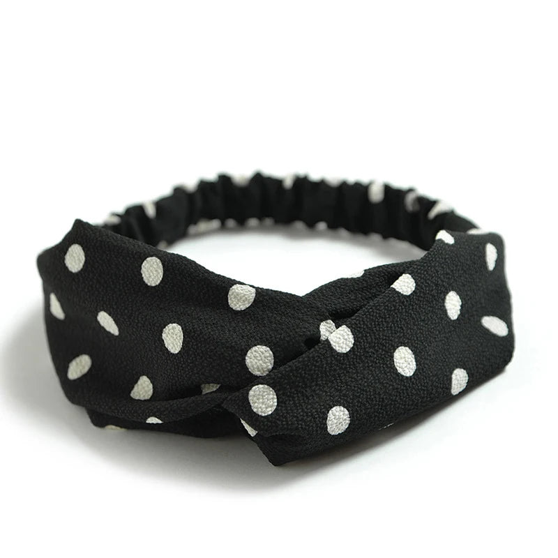 Fashion Women Summer Bohemian Hair Bands Print Headbands Vintage Cross Turban Bandage Bandanas Hair Bands Hair Accessories