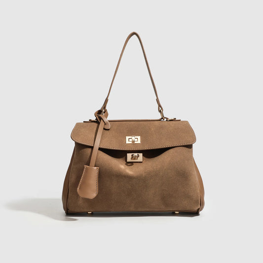 Luxury Women's Tote Bag Suede Leather Shoulder Bags Female Soft Handbags High Quality Messenger Bag Ladies Satchels