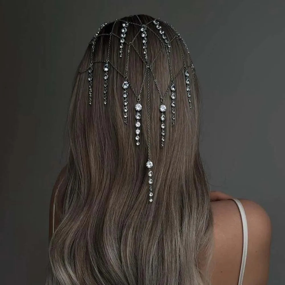 Tassel Headpieces Headdress Crystal Bohemian