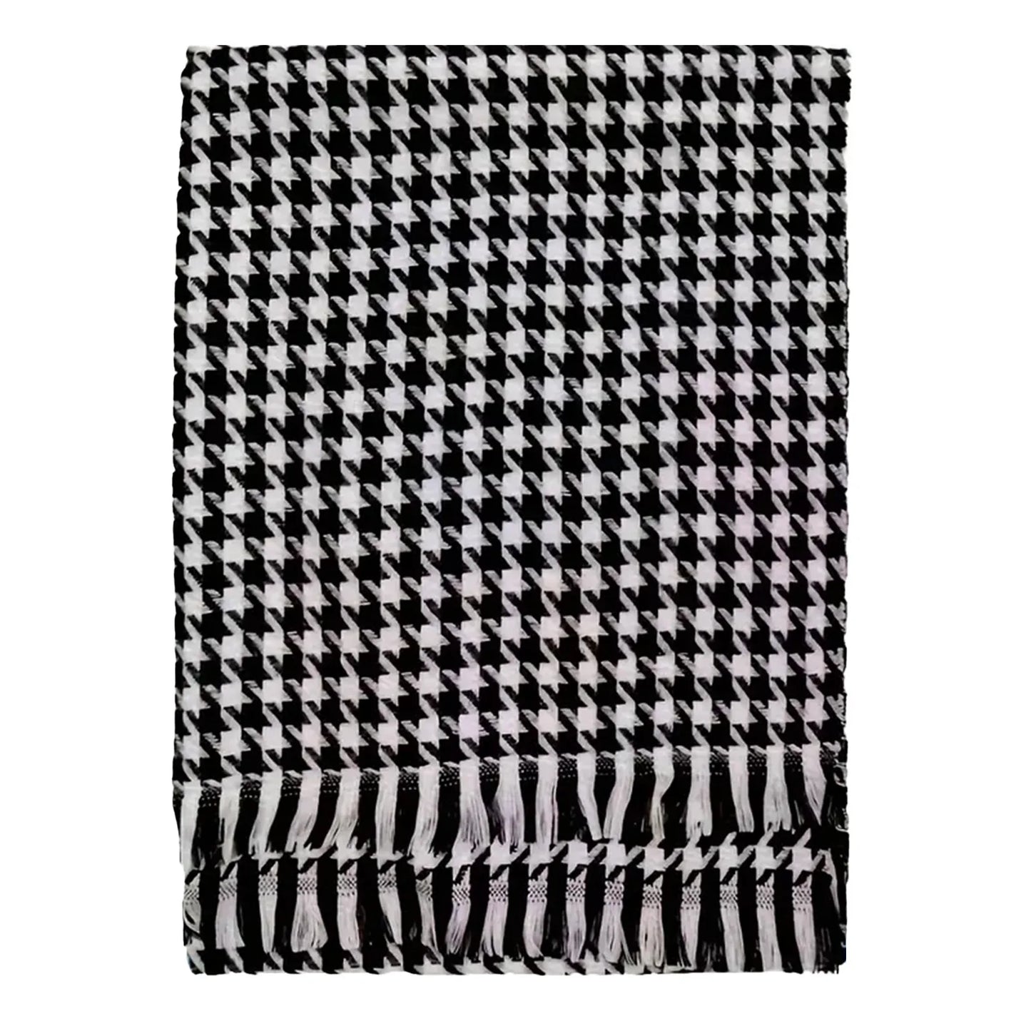 Winter Warm Scarf Shawl Comfortable Scarf Thick & Long Tassel Shawl
