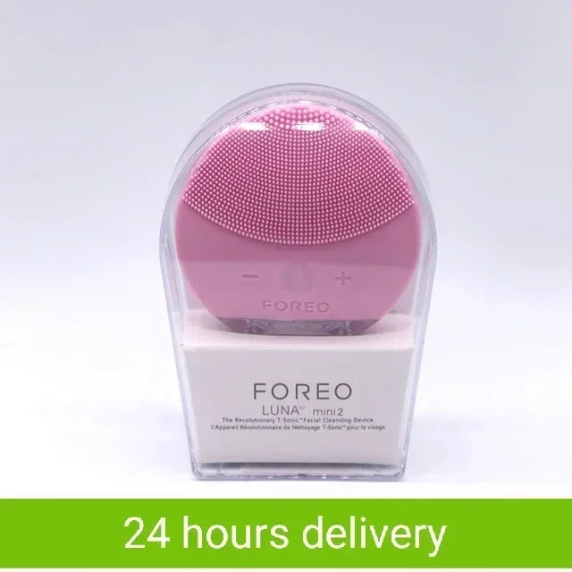 mini 2 facial silicone facial cleansing brush, USB charging, waterproof, level 8