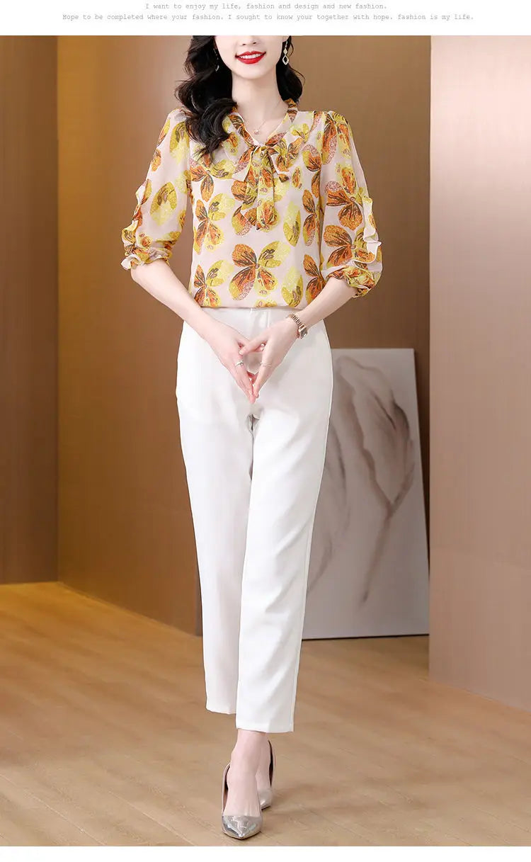 High-end Bow Shirts