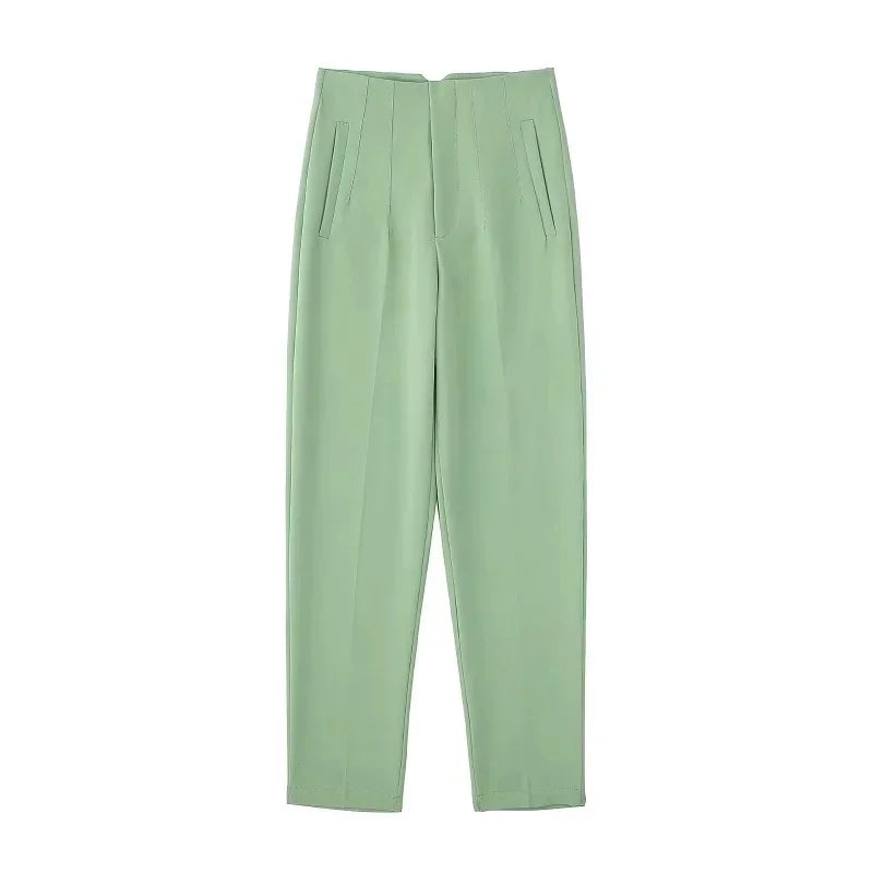 Ladies Pants Office Wear Pants for Women Fashion High waist Formal Pants Office outfits Pencil Trousers