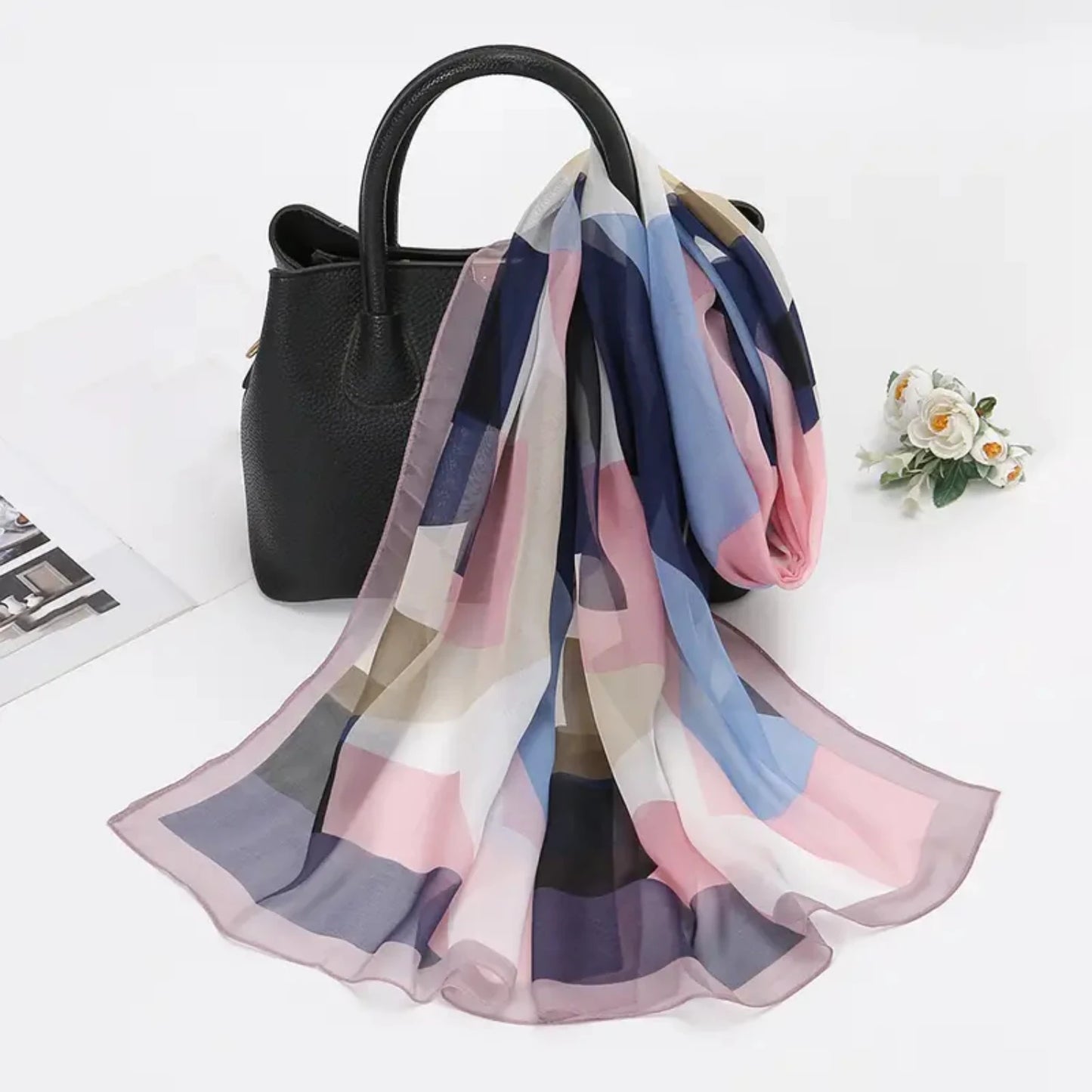 Lightweight Print Pattern Scarf Fashion Scarves Sunscreen Shawls