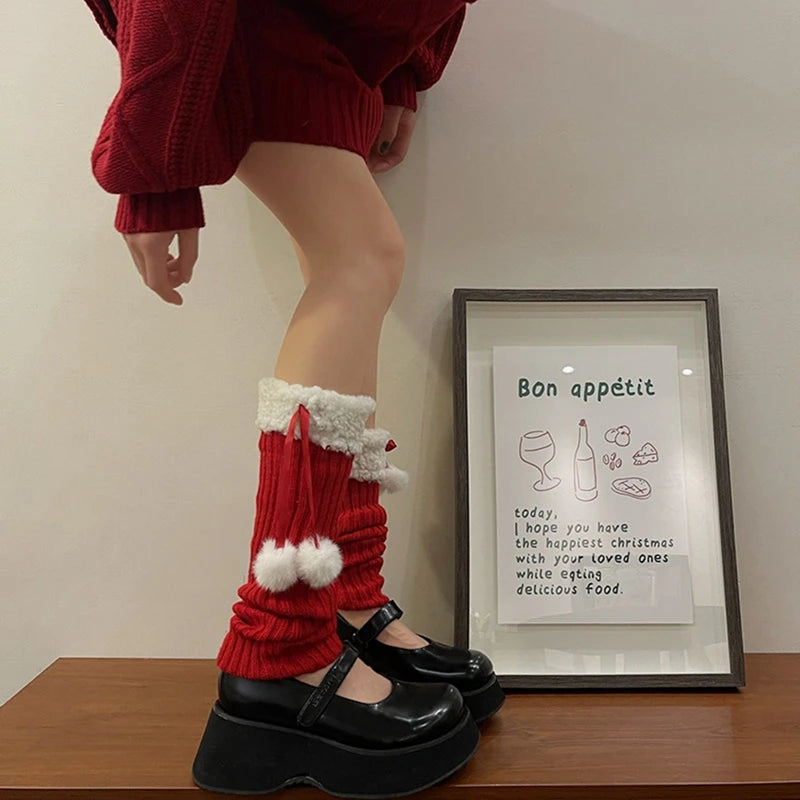 Cable Knit Over the Knee Socks Winter Warm Thigh High Stockings