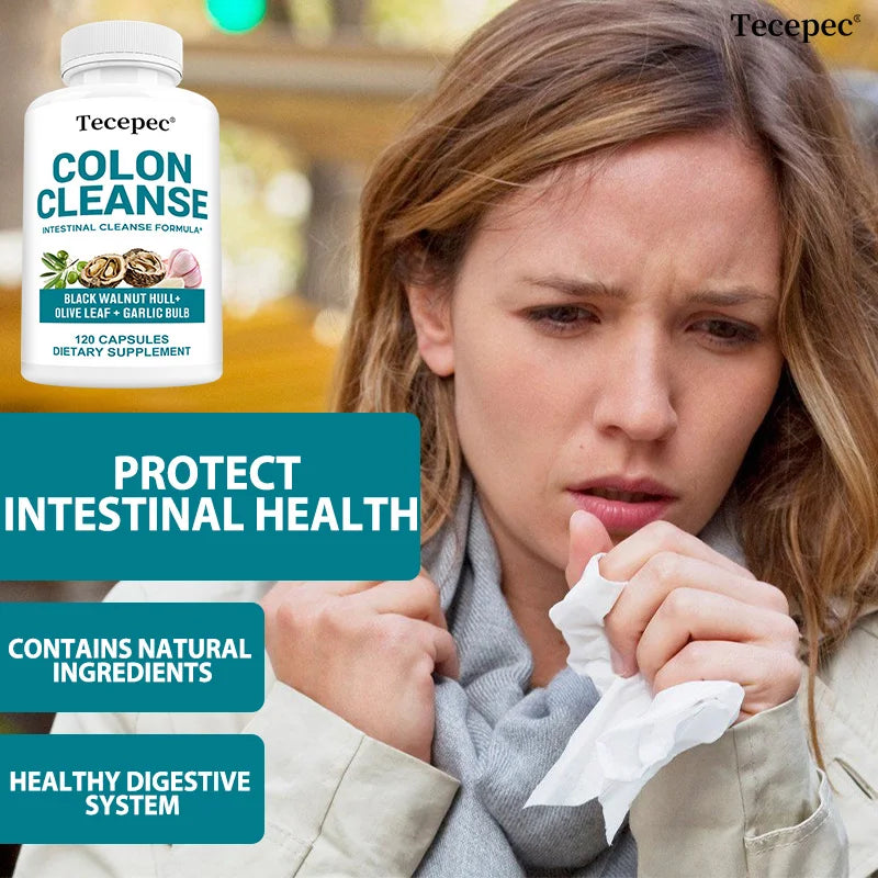 Colon Cleansing Capsules - Cleansing, Detoxification, Balance Digestion and Intestinal Health