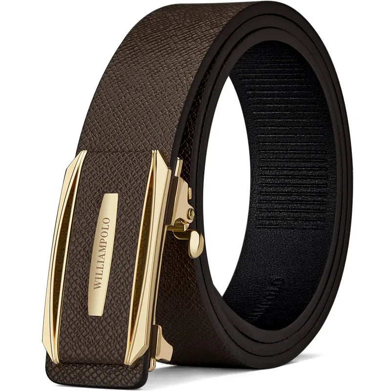 Fashionable and personalized waistband, minimalist toothless automatic buckle belt