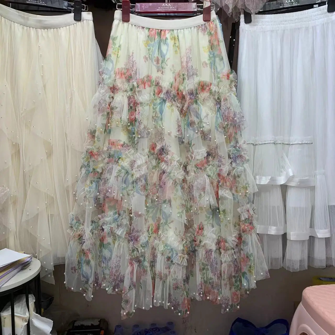 Long Skirts for Women Clothing  Skirt Vintage Fashion Clothes Casual Elegant Streetwear Bohemian