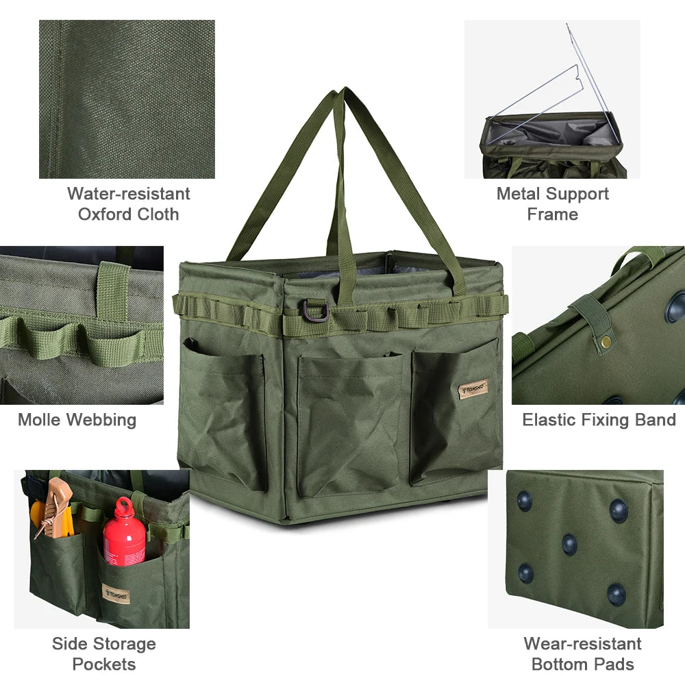 Camping Bag Collapsible Camping Gear  Storage Bag Box Carry Case
