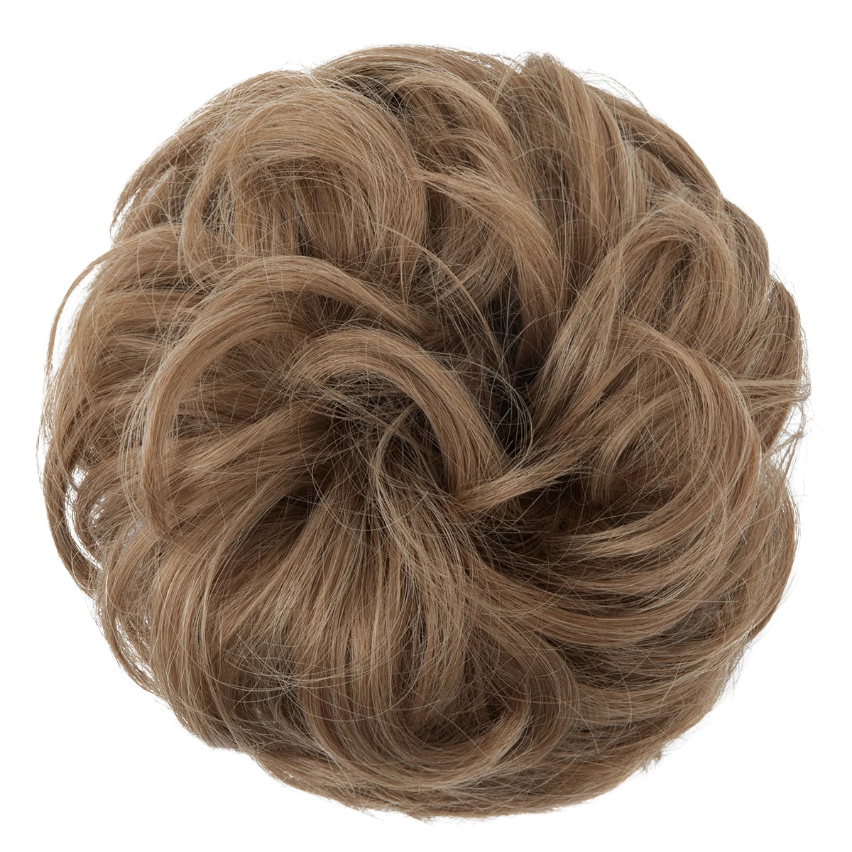 Synthetic Messy hair piece Daily Use Chignon Scrunchies Fake Elastic Hairpiece Blonde Brown Donut Bun For Women