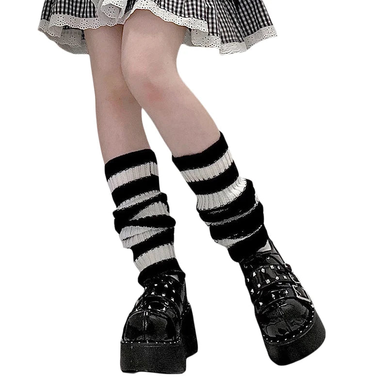 Cable Knit Leg Warmers Soft and Cozy Leg Cover with Ribbed Cuffs